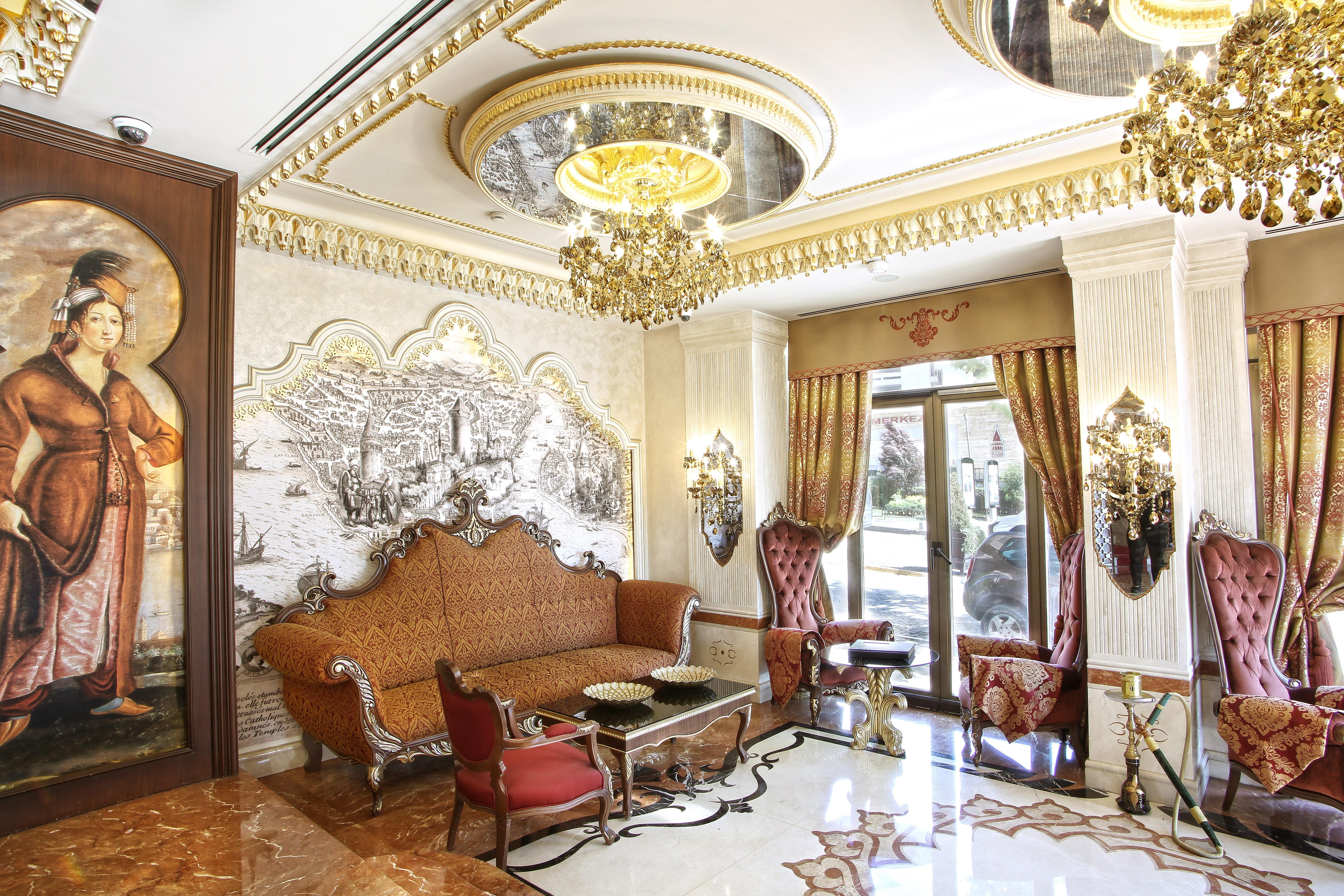 Daru Sultan Hotels Galata Stambuł Zewnętrze zdjęcie Interior of the hotel